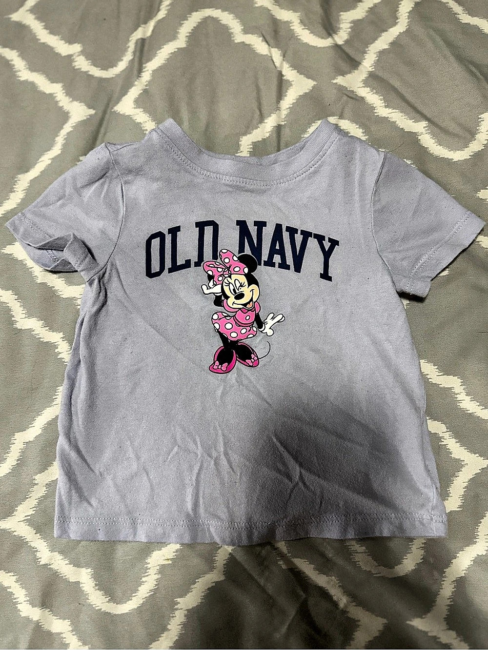 Old Navy x Disney Baby/Toddler 18m Purple Minnie Mouse T-Shirt